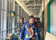 Bupati Puncak Kunjungi Prajurit Satgas Yonif 700/Wyc di Titik Kuat Bendungan, Sinergi Semakin Kuat untuk Membangun Tanah Papua