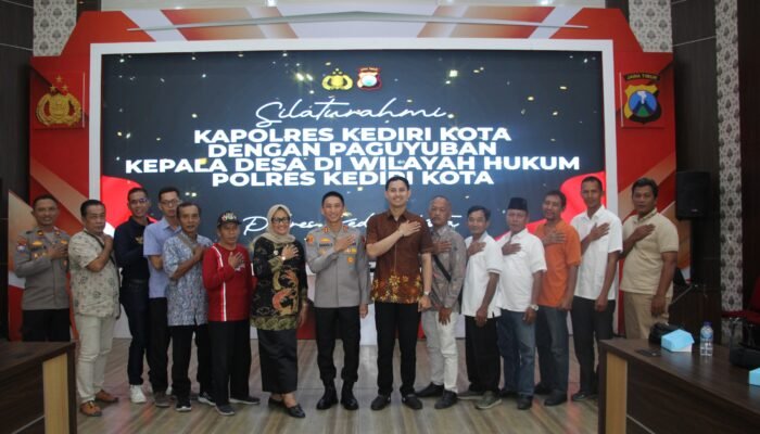 Kapolres Kediri Kota Jalin Silaturahmi dengan Paguyuban Kepala Desa, Bahas Sinergitas dan Kamtibmas