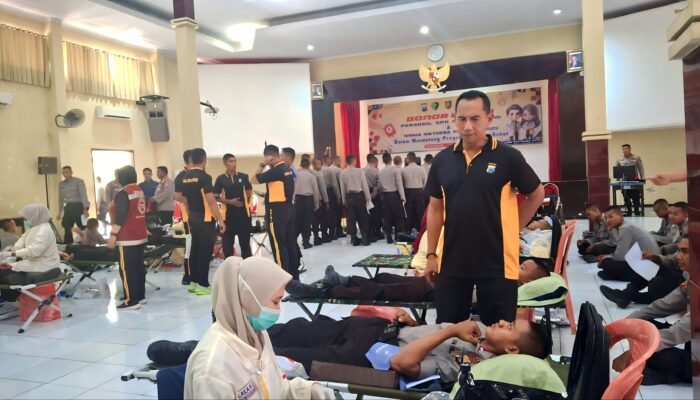 Misi Kemanusiaan SPN Polda Jatim Kumpulkan 170 Kantong Darah Wujudkan Program Kampus Sehat